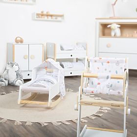 small foot Wooden Crib Little Button