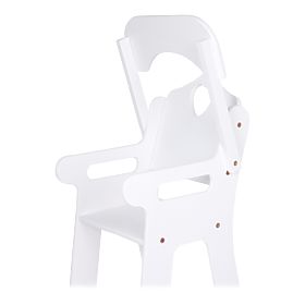 small foot Wooden Doll Chair White