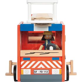 small foot Wooden Fire Truck, small foot