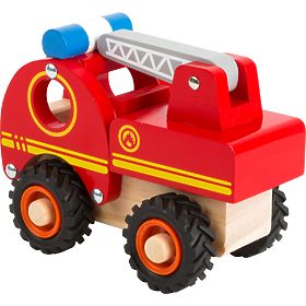 small foot Wooden Fire Truck with Ladder, small foot