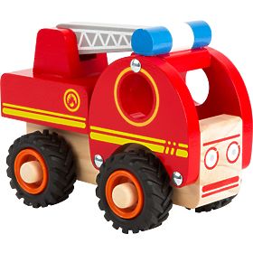 small foot Wooden Fire Truck with Ladder, small foot
