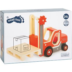 small foot Wooden Forklift with Pallet