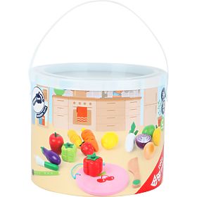 small foot Wooden Fruit and Vegetable Set - Damaged Packaging