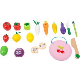 small foot Wooden Fruit and Vegetable Set - Damaged Packaging