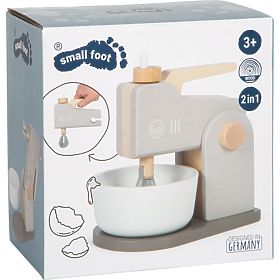 small foot Wooden Kitchen Mixer 2 in 1 Tasty Grey