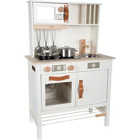 small foot Wooden Kitchen Tasty White