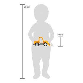 small foot Wooden Loader with Shovel