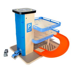 small foot Wooden Multi-Level Garage with Elevator