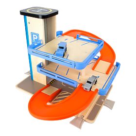 small foot Wooden Multi-Level Garage with Elevator