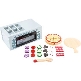 small foot Wooden Pizza Oven with Accessories