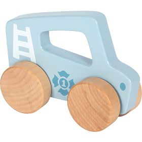 small foot Wooden Push Car Blue