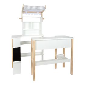 small foot Wooden Sales Stand Fresh