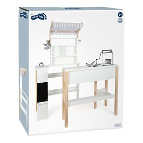small foot Wooden Sales Stand Fresh