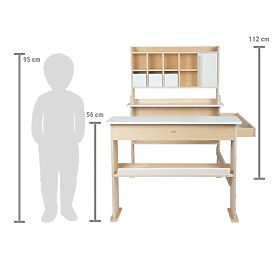 small foot Wooden Sales Stand White, small foot