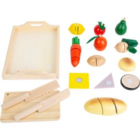 small foot Wooden Slicing Breakfast Foods - Damaged Packaging, small foot