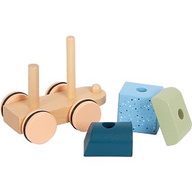 small foot Wooden Train Arctic - damaged packaging