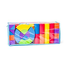 Soft Foam Blocks for Children 54 pcs, Plastica