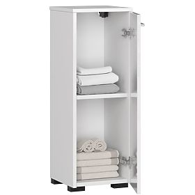 STANDING BATHROOM CABINET FIN S30 1D WHITE GLOSS