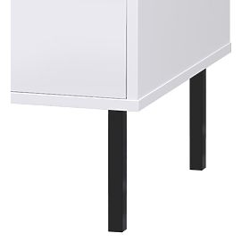 Tall Four-Door Chest of Drawers Venus White Loft