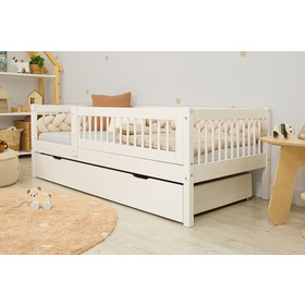Children's bed Teddy Plus - white, Ourbaby®