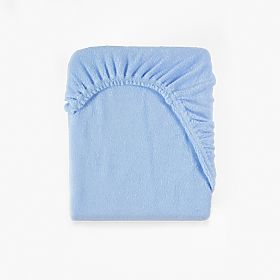 Terry sheet 140x70 cm - light blue