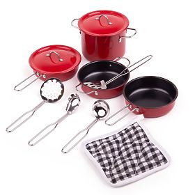 Tidlo Burgundy Cookware Set, Tidlo