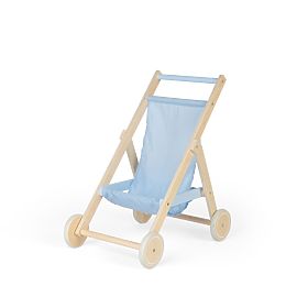 Tidlo Wooden Blue Doll Stroller, Tidlo