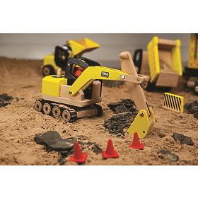 Tidlo Wooden Excavator with Bucket, Tidlo