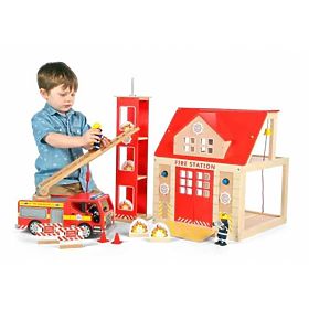 Tidlo Wooden figures of firemen