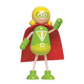 Tidlo Wooden Figures Superheroes