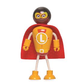 Tidlo Wooden Figures Superheroes, Tidlo