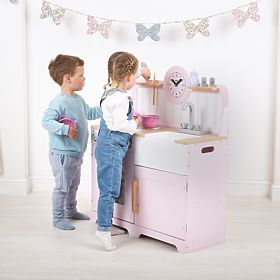 Tidlo Wooden Kitchen Country Pink