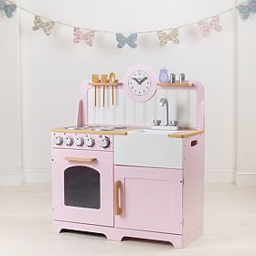 Tidlo Wooden Kitchen Country Pink, Tidlo