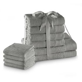 Towel AMARI - AMELIAHOME color gray classic style 2*70x140+4*50x100+4*30x50 AmeliaHome