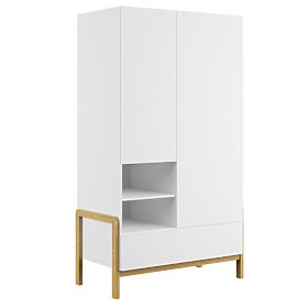 Two-Door Wardrobe Viktor - White
