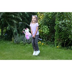 Unicorn on a Stick Lila Hobby Horse, Przytul i kochaj