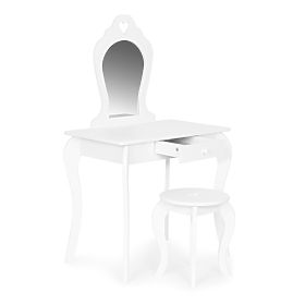 Large children's dressing table with mirror for girls ECOTOYS, EcoToys