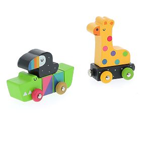 Vilac Colorful Animal Train by Andy Westface, Vilac