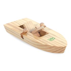 Vilac Wooden Boat with Rubber Band Propulsion, Vilac