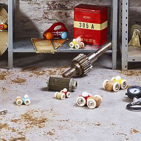 Vilac Wooden Car GM Red, Vilac