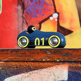 Vilac Wooden Car Old Sport Compet Dark Blue, Vilac