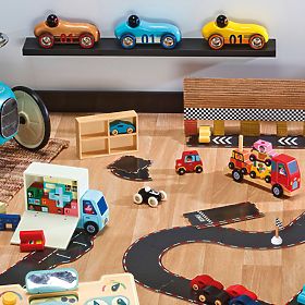 Vilac Wooden Car Old Sport Compet Natural, Vilac