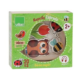 Vilac Wooden magnets garden 20 pcs
