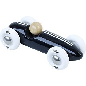 Vilac Wooden Mini Grand Prix Vintage Car Black, Vilac