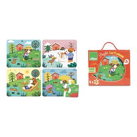 Vilac Wooden puzzle 4 seasons