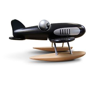 Vilac Wooden Seaplane Black