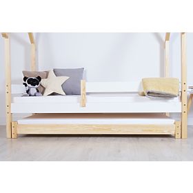 Pull-Out Trundle Bed Vario with Foam Mattress - Natural