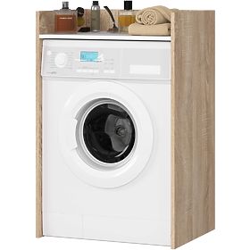 WASHING MACHINE CABINET FIN OAK SONOMA / WHITE