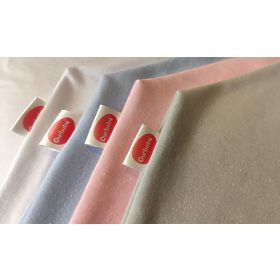 Waterproof cotton sheet - light blue 180 x 80 cm