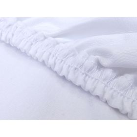 Waterproof cotton sheet - white